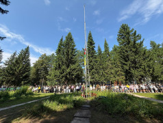 Традиционное поднятие флагов в ДОЛ им. Ю. А. Гагарина!