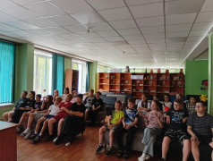 2‑й отряд лагеря &laquo;Надежда&raquo; посетил Тындинскую городскую библиотеку: лекция &laquo;Азбука здоровья&raquo;