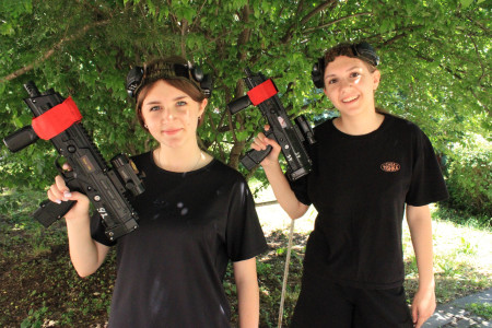 В ДОЛ «Бештау» прошли военно-спортивные соревнования в игре Лазертаг.