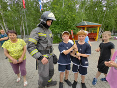 Практическая беседа с сотрудниками МЧС