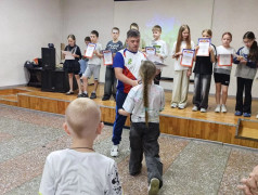 Торжественное закрытие первой смены в лагере &laquo;Надежда&raquo;