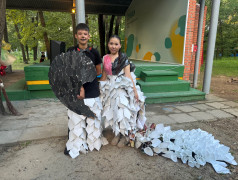 Конкурс костюмов из бросового материала