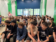 В &laquo;Маяке&raquo; &mdash; важный и полезный урок: в гости приехали сотрудники ГАИ!