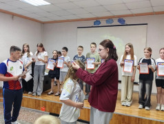 Торжественное закрытие первой смены в лагере &laquo;Надежда&raquo;