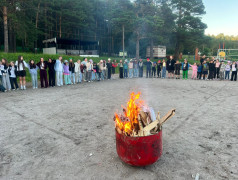Сегодня в лагере был особенный вечер — прощальный костёр.   #ДОЛ_Магистраль #закрытие_1смены 