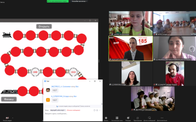Результаты общесетевых онлайн-мероприятий "ТАЙМ-ЛАЙН. 185 лет РЖД"