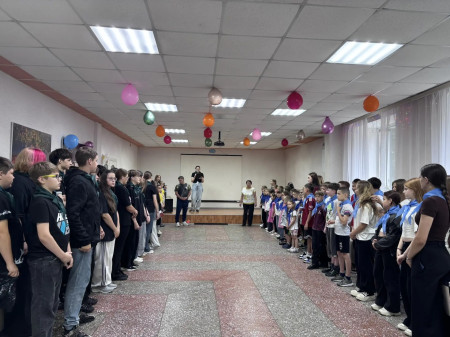Открытие четвёртой смены в лагере «Надежда».