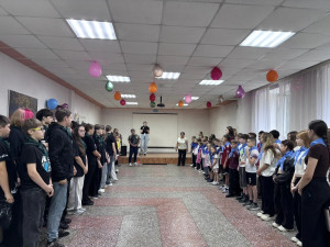 Открытие четвёртой смены в лагере «Надежда».