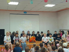 Торжественное закрытие второй смены в лагере &laquo;Надежда&raquo;