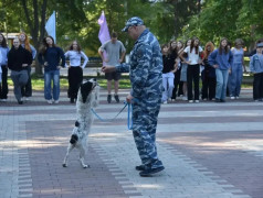 Зарядка со стражем порядка!