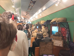 Посещение &laquo;Поезда Победы&raquo; и письма российским солдатам в лагере &laquo;Надежда&raquo;