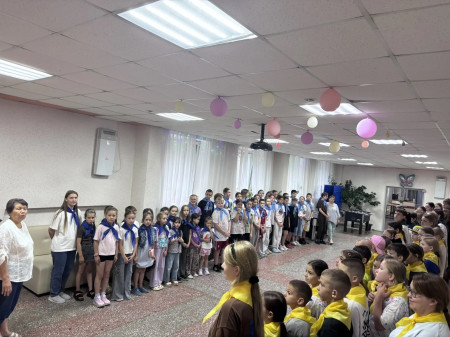Закрытие третьей смены в лагере «Надежда»
