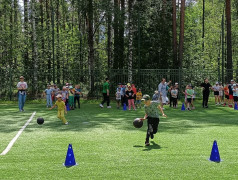 «Веселые старты» в любимом лагере Маяк!