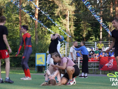 В ДОЛ "Синезёрки" прошёл комический футбол