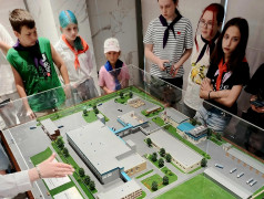 Ребята посетили молочный завод "Молочный родник" в г. Пятигорске