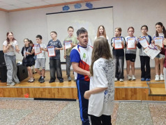 Торжественное закрытие первой смены в лагере &laquo;Надежда&raquo;