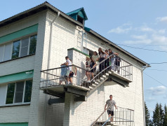 Учебно-тренировочное мероприятие по эвакуации в лагере «Сахареж»