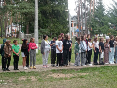 Визит ВРИО губернатора Смоленской области В. Анохина в ДОЛ "Факел"