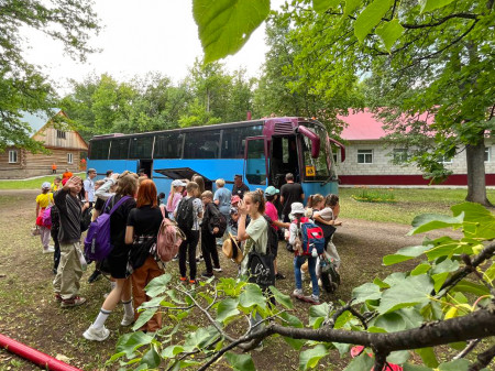 Ура! Ребята сегодня заехали в ДОЛ 