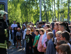 Огонь, вода и... настоящие герои! К нам в &laquo;Лазурный&raquo; приезжала пожарная охрана г. Бердска!