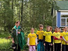 Торжественная линейка открытия смены в лагере &laquo;Маяк&raquo;!