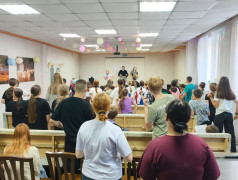 Торжественная церемония &laquo;Мистер и мисс лагеря&raquo; в &laquo;Надежде&raquo;