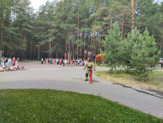 Спасатели рядом: пожарные из Барнаула провели учения в ДОЛ "им.Ю.А. Гагарина"