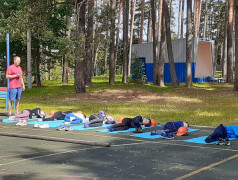 Традиции нашего лагеря. Пожарная эстафета.