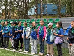 Линейка открытия спартакиады в лагере &laquo;Маяк&raquo;: старт спортивных побед!