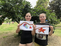 Когда кисть&nbsp;&mdash;&nbsp;оружие: юные художники в &ldquo;Экспрессе&rdquo; штурмуют День воинской славы!