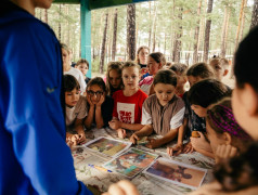 Игра по станциям &laquo;По следам Крокодила Гены&raquo; состоялась в лагере &laquo;Серебряный бор&raquo;