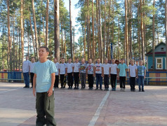 Смотр строя и песни в День Воинской славы России