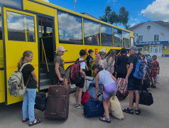 Заезд детей в ДОЛ им. М.Горького