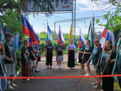 ТОРЖЕСТВЕННОЕ ОТКРЫТИЕ АЛЛЕИ ЖЕЛЕЗНОДОРОЖНИКОВ