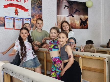 Торжественное закрытие первой смены в лагере «Надежда»
