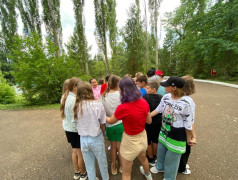 Весело и задорно провели день в ДОЛ им.Ю.Гагарина