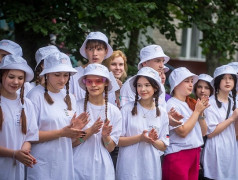 Визит ВРИО губернатора Смоленской области В. Анохина в ДОЛ "Факел"