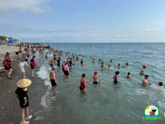 Теплые волны и морской бриз: вечернее купание в ДОЛ &laquo;Зеленый огонек&raquo;