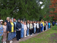 Поднятие флагов в ДОЛ им. Ю.А. Гагарина!