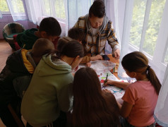 Отрядное дело 5 отряда: «Мы рисуем ЗОЖ»