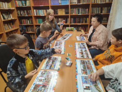 Игра «Железнодорожное лото» в лагере