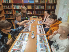 Игра «Железнодорожное лото» в лагере