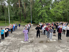 Первая утренняя зарядка и первые эмоции! В "Усладе" стартовала 3 смена!