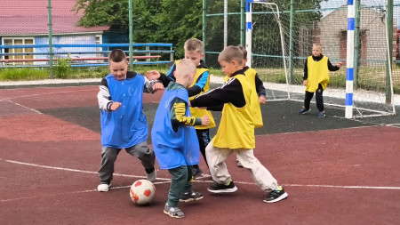 Спортивный день в лагере! 