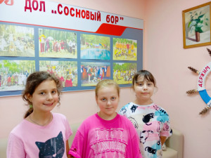 Василиса К., Даша В., Аня Т.