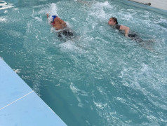 В Юном железнодорожнике спортивный заплыв в честь ВМФ!