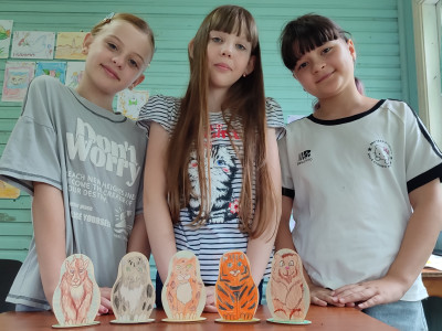 Детские руки, берегущие природу: матрёшки с душой Приморья! 