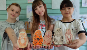 Детские руки, берегущие природу: Матрёшки с душой Приморья 