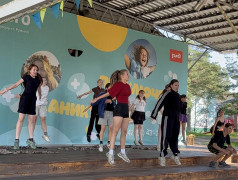 В лагере  прошел грандиозный концерт &laquo;Реклама видов спорта&raquo; ко дню физкультурника