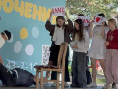 В лагере  прошел грандиозный концерт &laquo;Реклама видов спорта&raquo; ко дню физкультурника